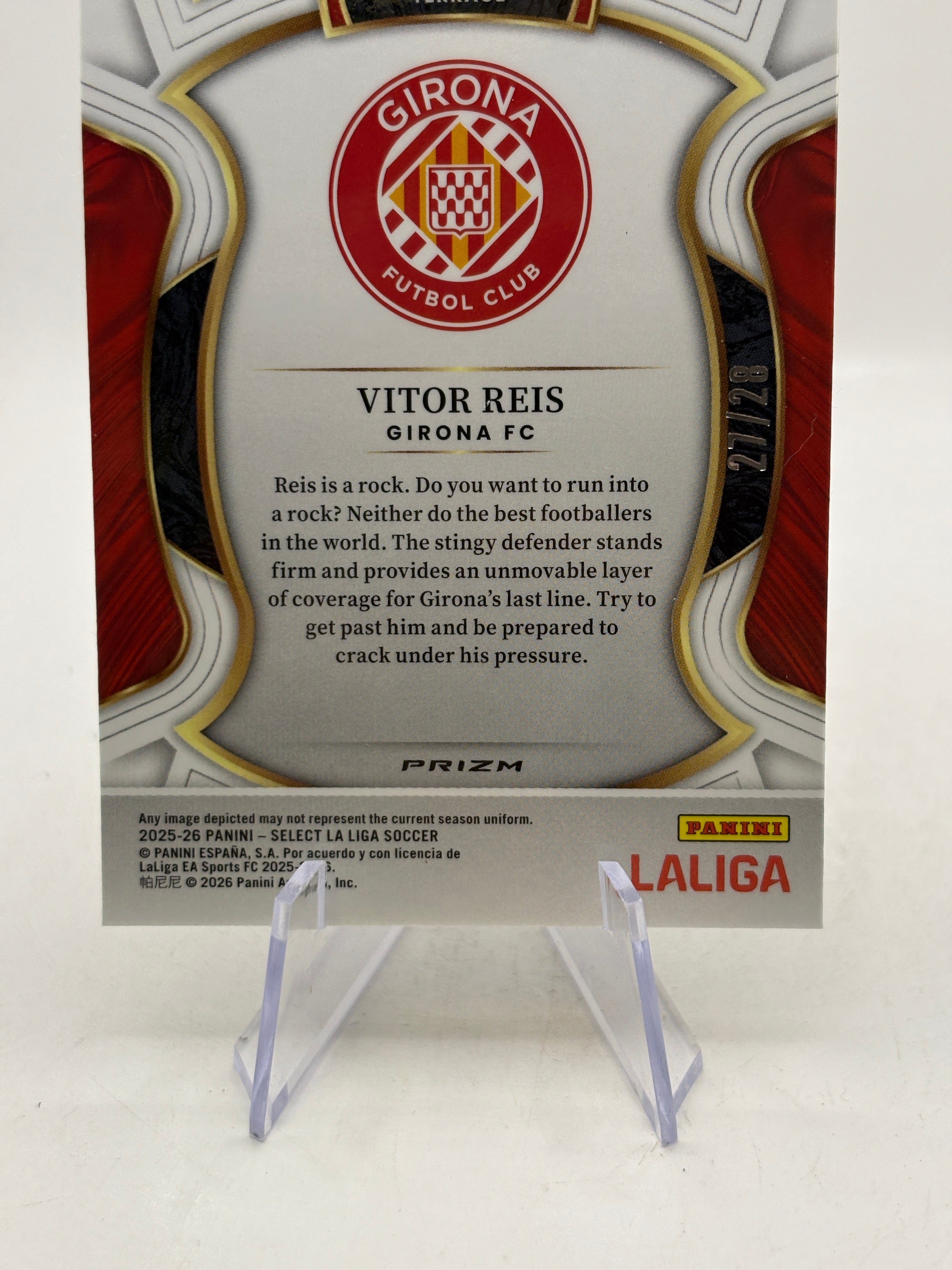 Panini La Liga Select 25-26 Vitor Reis RC /28 Dragon Scale SP